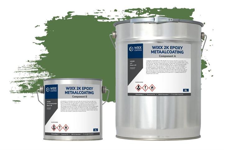 Wixx 2K Epoxy Metaalcoating RAL 6010 | Grasgroen 10L, Bricolage & Construction, Peinture, Vernis & Laque, Envoi