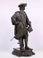 sculptuur, Christoffel Columbus - 55 cm - Zinklegering