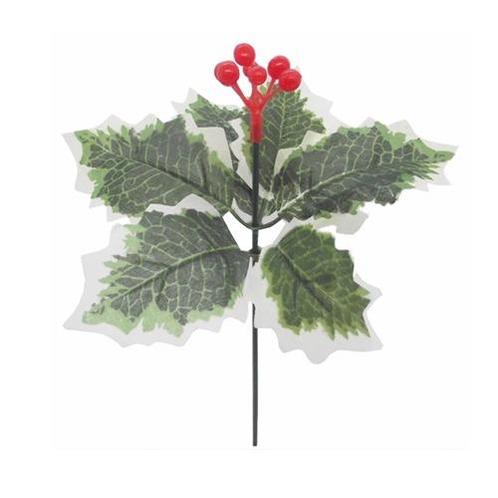 Hulst bontblad met besjes holly and berry doos +/- 144 bont, Huis en Inrichting, Woonaccessoires | Kunstplanten en Kunstbloemen