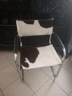 Fauteuil - Cuir, Acier, Cheveux, Antiquités & Art
