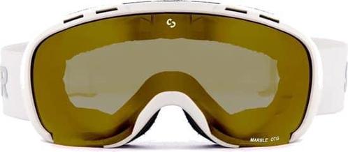 Sinner Marble OTG Skibril - Voor Brildragers - Wit - One, Sports & Fitness, Ski & Ski de fond, Envoi