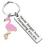 Fako Bijoux® - Sleutelhanger Never Forget How Flamazing You, Verzamelen, Nieuw, Verzenden