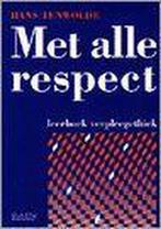 Met alle respect 9789055741533, Livres, Philosophie, Hans Tenwolde, Verzenden