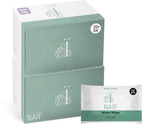 Naïf - Plasticvrije Water Billendoekjes - 1728 doekjes (32 s, Verzamelen, Overige Verzamelen, Verzenden