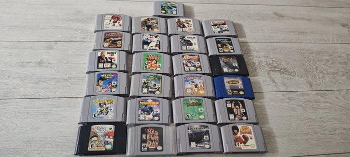 Nintendo - N64 - Large Nintendo 64 Game Lot – 25x NTSC (US), Games en Spelcomputers, Spelcomputers | Overige Accessoires
