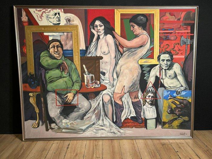 Alfred Avitabile (1937-2006) - Il Rigattiere, Antiek en Kunst, Kunst | Schilderijen | Modern