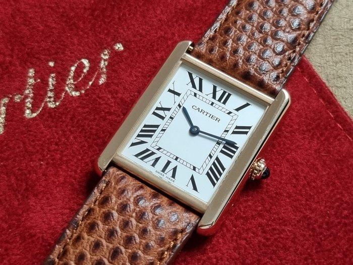 Cartier - Tank Solo XL - 3167/W5200025 - Heren - 2000, Handtassen en Accessoires, Horloges | Heren