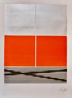 Jesus Rafael Soto (1923-2005) - Composition in red silver -, Antiek en Kunst