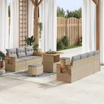 vidaXL Tuinbank Set 10 pcs beige en lichtgrijs 80 x 80 x 71, Tuin en Terras, Verzenden, Nieuw