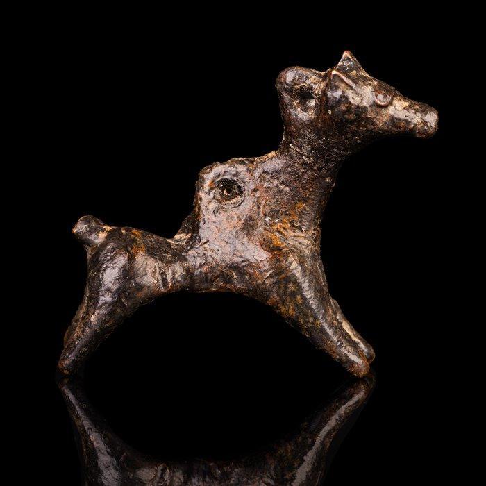 Oud-Grieks, Geometrische Periode Bronzen paard (Zonder, Antiek en Kunst, Antiek | Overige Antiek