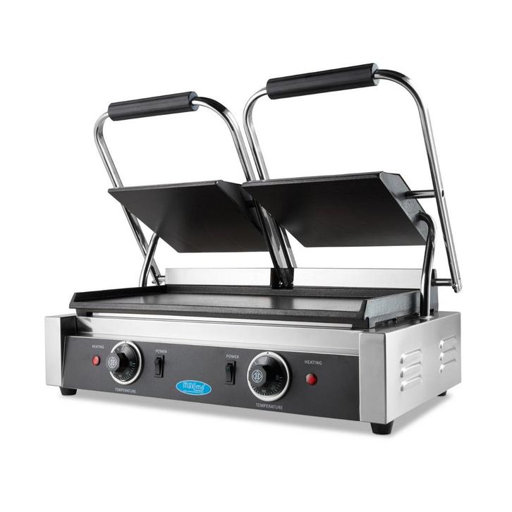 Contactgrill - Glad - Dubbele Grillplaat - 2 x 22 cm, Elektronische apparatuur, Contactgrills, Nieuw, Verzenden