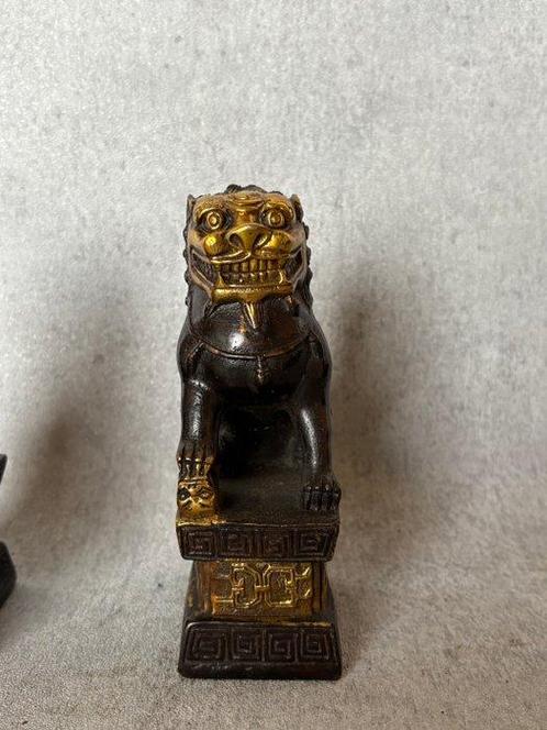 Ensemble chinois de foo dogs. - Bronze - Fin du XXe siècle, Antiek en Kunst, Antiek | Overige Antiek