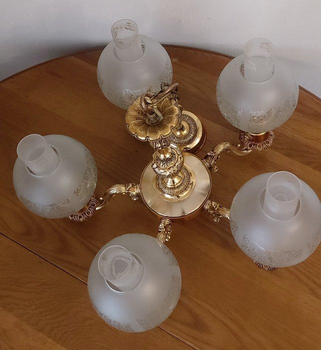 Kroonluchter - Verguld brons - Napoléon III, Antiek en Kunst, Curiosa en Brocante