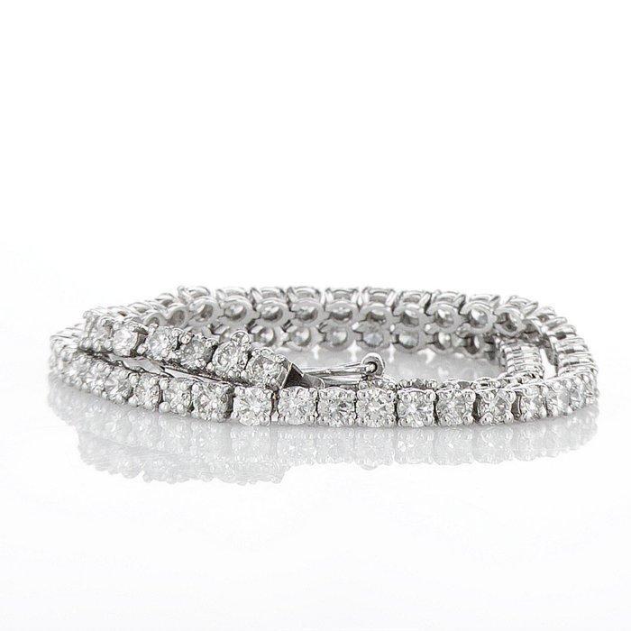 Zonder Minimumprijs - Armband - 14 karaat Witgoud - 5.20ct., Handtassen en Accessoires, Armbanden