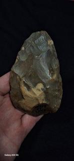 Paleolithisch Vuursteen prachtige biface Frankrijk grote