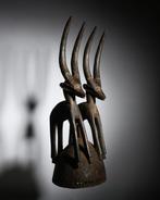 sculptuur - Ci Wara tweekoppig kammasker - Mali, Antiquités & Art