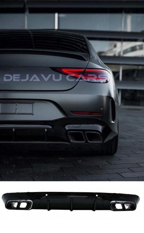 63 AMG Look Diffuser voor Mercedes Benz CLS-Klasse C257 AMG, Auto diversen, Tuning en Styling, Ophalen of Verzenden