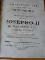 L.Fischer - Brevis Notitia Urbis Veteris Vindobonae - 1767, Antiek en Kunst