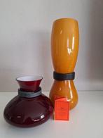 Salviati - Simon Moore per Salviati - Vaas (2) - Fasciati -, Antiek en Kunst, Antiek | Glaswerk en Kristal