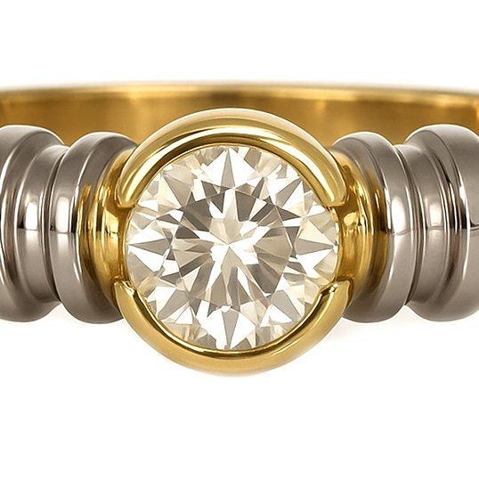 Salvini - Ring - 18 karaat Geel goud, Witgoud - 0.47ct. tw., Handtassen en Accessoires, Ringen