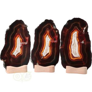 Agaat schijven Set Nr 55 - 648 gram - Brazilië, Verzenden