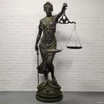 sculptuur, Vrouwe Justitia - 190 cm - Brons (gepatineerd), Antiek en Kunst