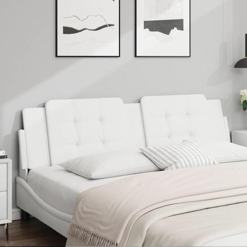 vidaXL Coussin de tête de lit blanc 180 cm similicuir, Maison & Meubles, Chambre à coucher | Lits, Neuf, Envoi