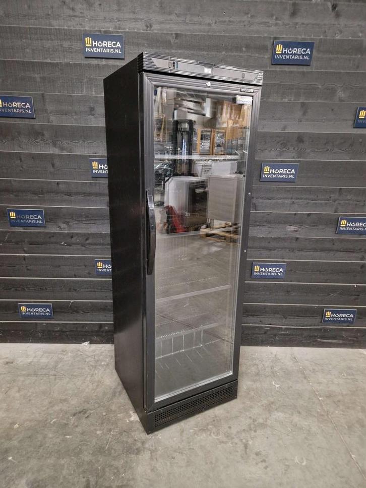 Koelkast | glaskoeling | Tefcold | 372 liter, Zakelijke goederen, Horeca | Keukenapparatuur, Gebruikt, Koelen en Vriezen