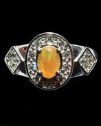 Opale de feu - Argent, Bague de lOpale de Feu : Confiance,