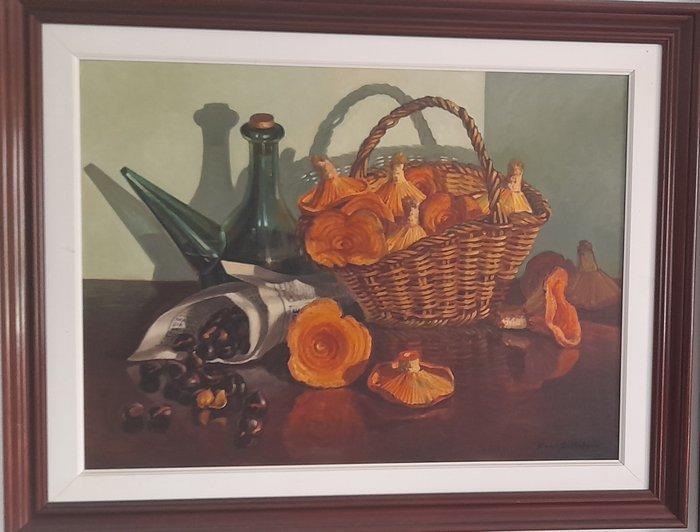 Josep Font Sellabona (1928-2010) - Fruits de Tardor, Antiek en Kunst, Kunst | Schilderijen | Klassiek