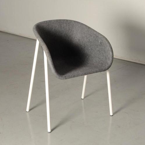 De Vorm kuipstoel, antraciet, 4-poot onderstel, Huis en Inrichting, Stoelen, Gebruikt, Ophalen of Verzenden