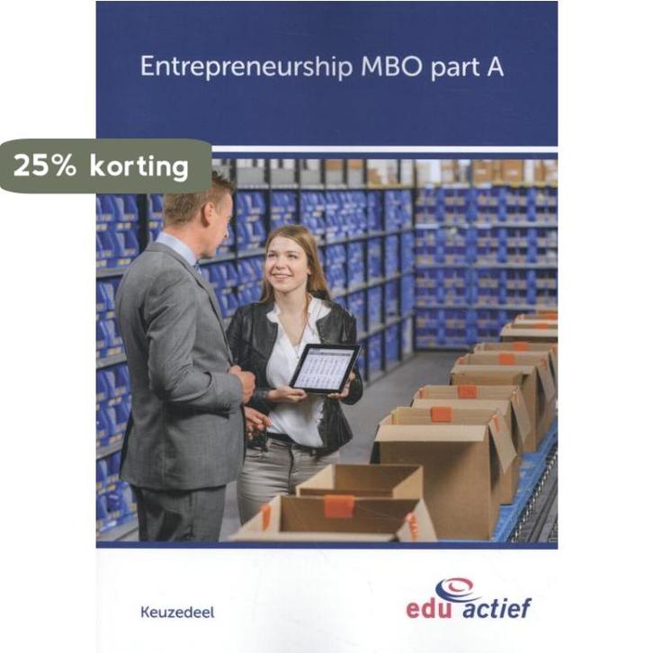 Entrepreneurship MBO part A / Keuzedelen 9789037248531, Boeken, Schoolboeken, Gelezen, Verzenden