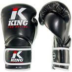 King Pro Boxing KPB/BG KIDS 1 Bokshandschoenen Zwart Wit, Verzenden, Nieuw, Bokshandschoenen
