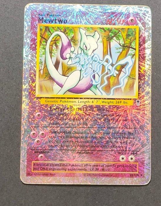 Pokémon - 1 Card - Mewtwo 29/110 Reverse holo - WOTC -, Hobby & Loisirs créatifs, Jeux de cartes à collectionner | Pokémon