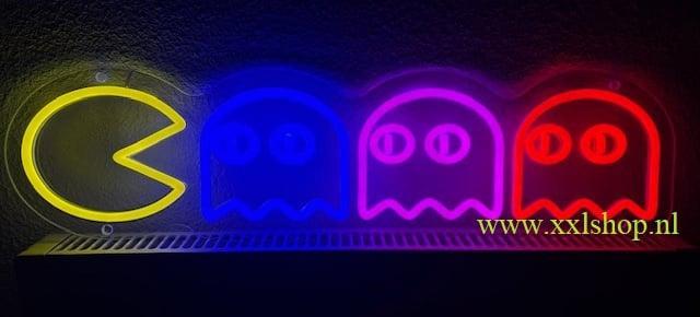Pacman NEON sign bord led lichtbord verlichting lamp XXL, Zakelijke goederen, Horeca | Overige, Verzenden