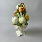 Ornement décoratif - Centre de table vintage en majolique -