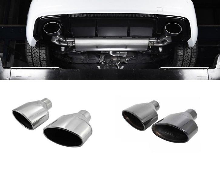 RS Look Uitlaat Tips 152mm x 95mm voor Audi, Auto diversen, Tuning en Styling, Ophalen of Verzenden