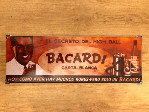 Rare BACARDI Rum Bar Restaurant Shop Advertising - Emaille, Antiek en Kunst, Antiek | Wandborden en Tegels