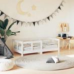 vidaXL Kinderbedframe 70x140 cm massief grenenhout wit, Kinderen en Baby's, Verzenden, Nieuw