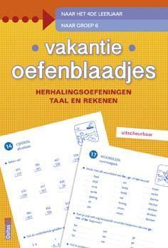 Vakantie oefenblaadjes - Naar het 4de leerjaar / Vakantie, Boeken, Kinderboeken | Baby's en Peuters, Zo goed als nieuw, Verzenden