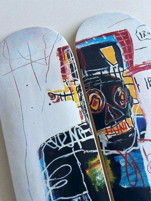 Jean Michel Basquiat (after) x The SkateRoom - Irony of the, Antiek en Kunst, Kunst | Schilderijen | Modern