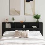 vidaXL Hoofdeinde Kast Zwart eiken 200 x 18,5 x 104,5 cm, Huis en Inrichting, Slaapkamer | Bedden, Verzenden, Nieuw