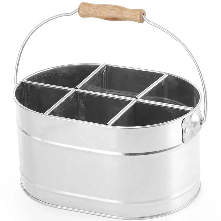 Tafelcaddy | Gegalvaniseerd Staal | 6 Vakken |, Zakelijke goederen, Horeca | Keukenapparatuur, Nieuw in verpakking, Verzenden
