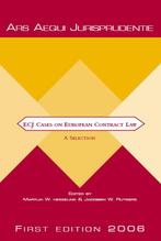 ECJ Cases on European Contract Law / Ars Aequi, Verzenden