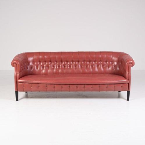 Poltrona Frau - Renzo Frau - Sofa - Roken - Hout, Leder, Antiek en Kunst, Kunst | Designobjecten