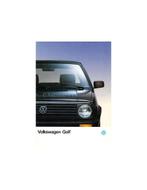 1989 VOLKSWAGEN GOLF BROCHURE NEDERLANDS, Boeken, Auto's | Folders en Tijdschriften, Nieuw