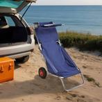 vidaXL Strandtrolley met wielen draagbaar en inklapbaar, Huis en Inrichting, Verzenden, Nieuw