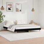 vidaXL Bedframe bewerkt hout zwart 120x200 cm, Huis en Inrichting, Slaapkamer | Bedden, Verzenden, Nieuw