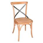 Stoelen | Rotan/Hout | Naturel | Indoor | 2 Stuks |, Zakelijke goederen, Verzenden, Nieuw in verpakking