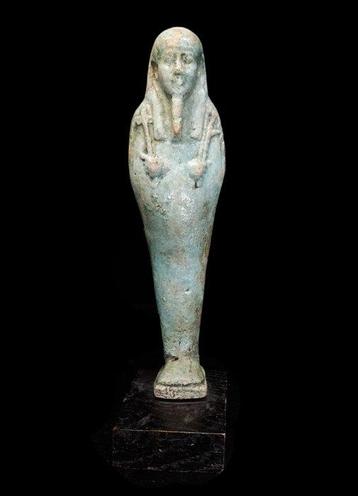 Égypte ancienne Faience - Grand Ouchebti - 664/332 BC